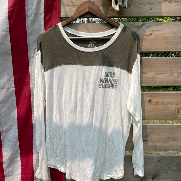 Well Worn Los Angeles T Shirt Good Morning
Sunshine Burnout Long Sleeve White XL - Picture 7 of 11
